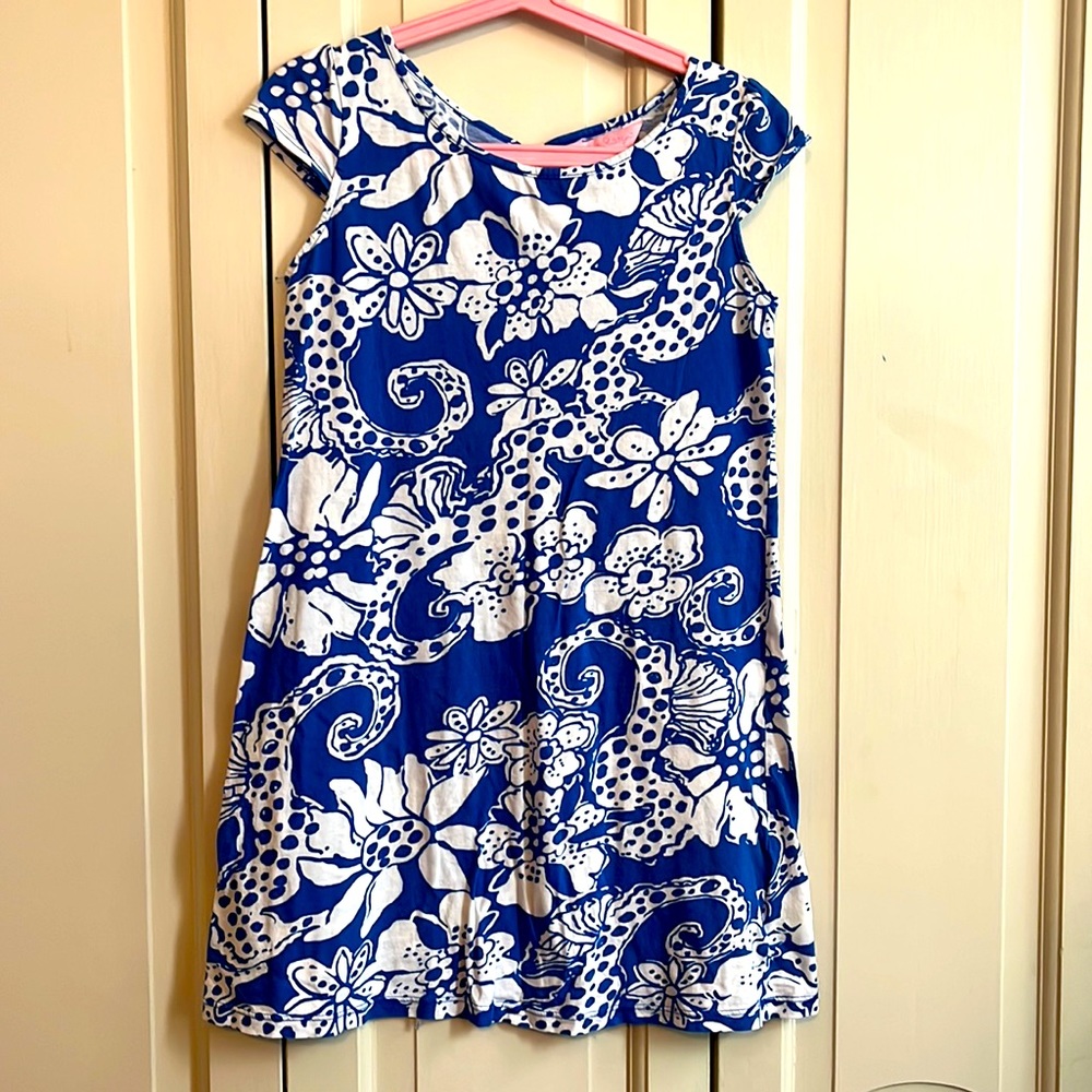 Girls Lilly Pulitzer casual shift dress size 8-10